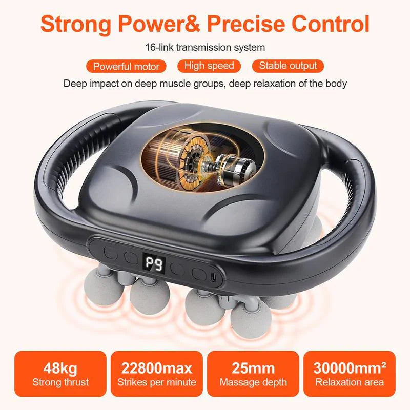 All-in-One Body Massager – 16 Heads for Neck, Shoulder, Back