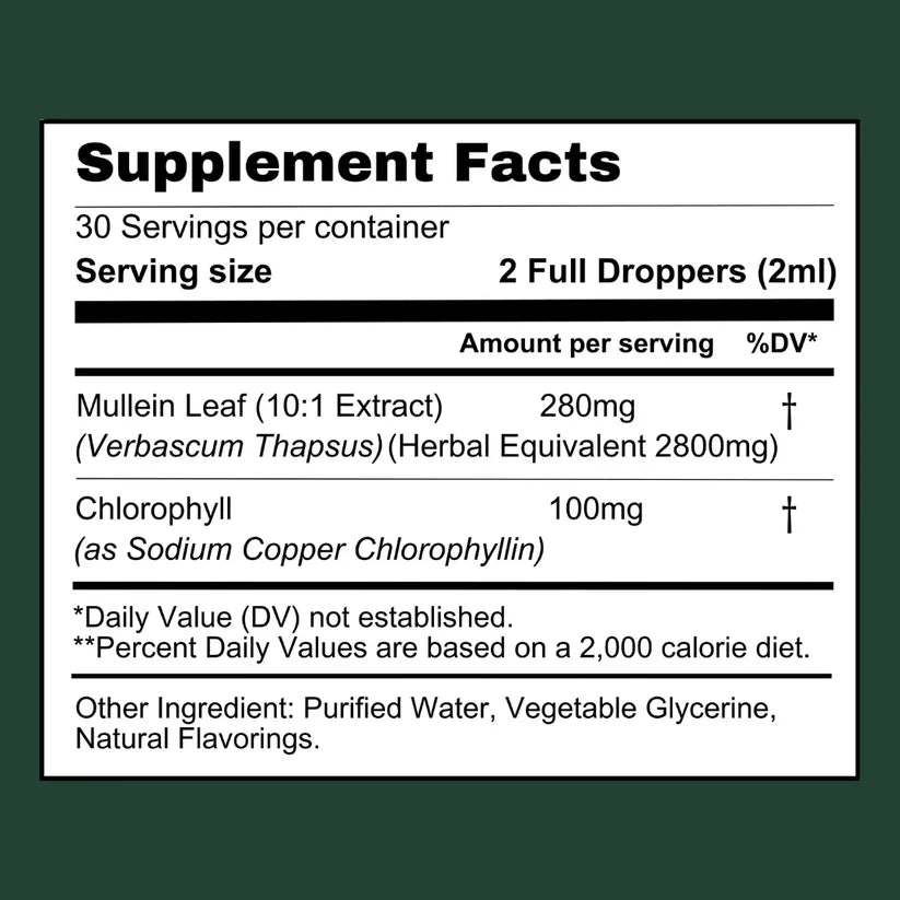 Family Pack - Mullein & Chlorophyll Extract