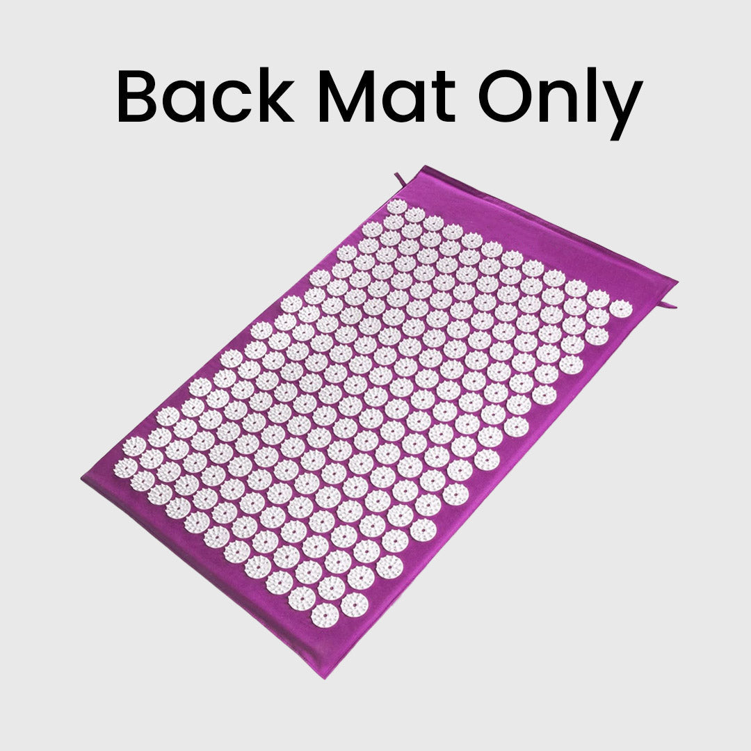 Neck & Back Acupressure Mat + Pillow Set